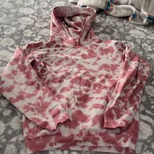 Lululemon Pink Tie-Dye Hoodie